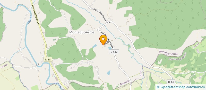 localisation de l'entreprise DREAN SOLAR  MONTEGUT-ARROS
