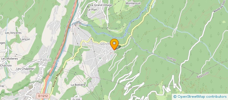 localisation de l'entreprise DREANE  VENTHON