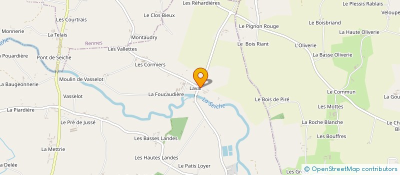 localisation de l'entreprise DREANO 53  LA BAULE-ESCOUBLAC