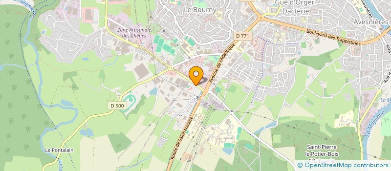 localisation de l'entreprise DREANO GESTION  LAVAL