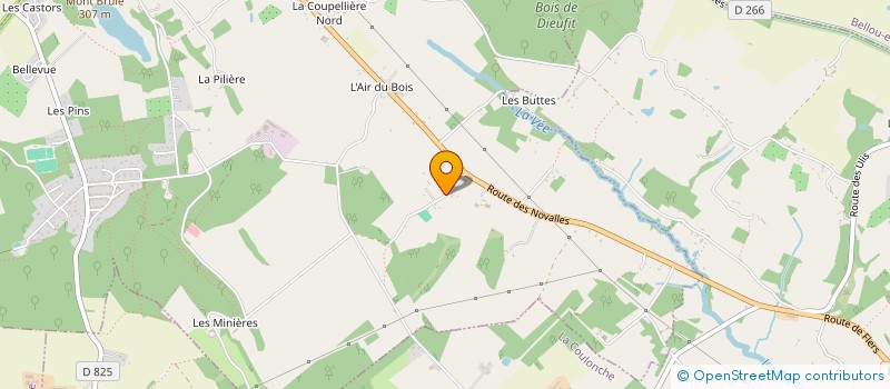 localisation de l'entreprise DREANO-ROBERT à LA FERRIERE-AUX-ETANGS