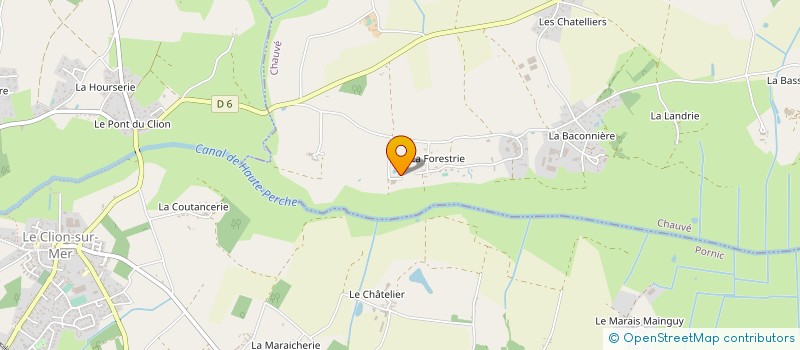 localisation de l'entreprise DREATECH à CHAUMES-EN-RETZ