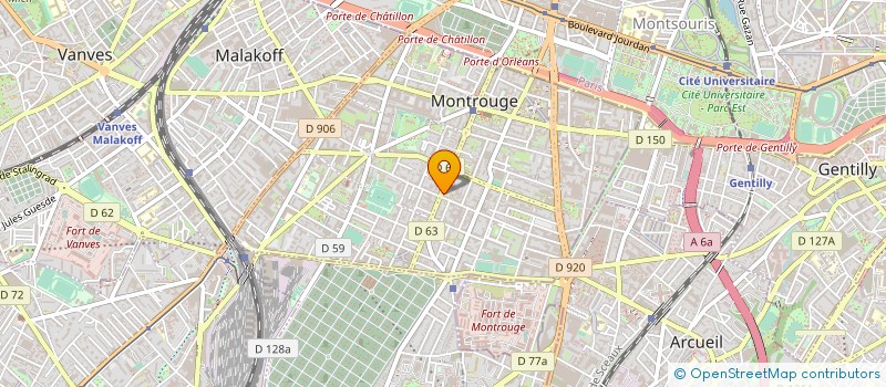 localisation de l'entreprise DREC ENGINEERING & PROJECT  MONTROUGE
