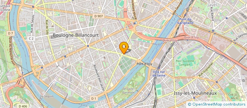 localisation de l'entreprise DRECC à BOULOGNE-BILLANCOURT