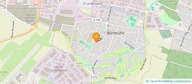 localisation de l'entreprise DRECC EXPERTISE à BONDOUFLE