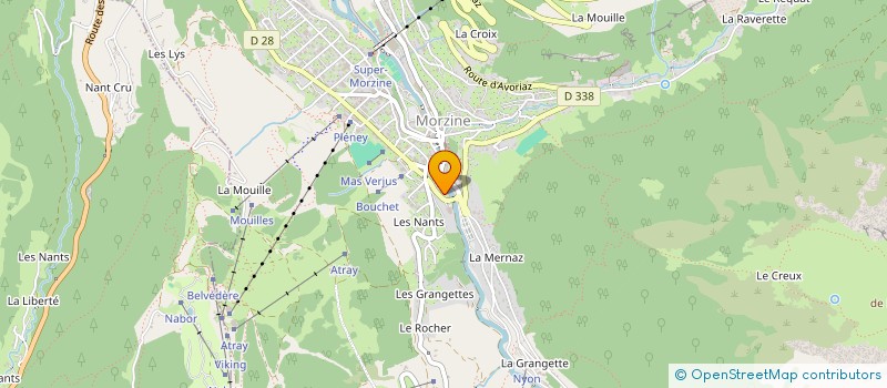 localisation de l'entreprise DREDGE THOMAS PROPERTY  MORZINE