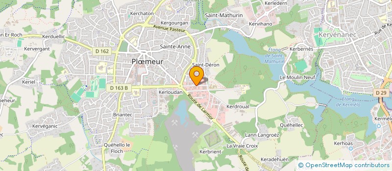 localisation de l'entreprise DREGAL à PLOEMEUR