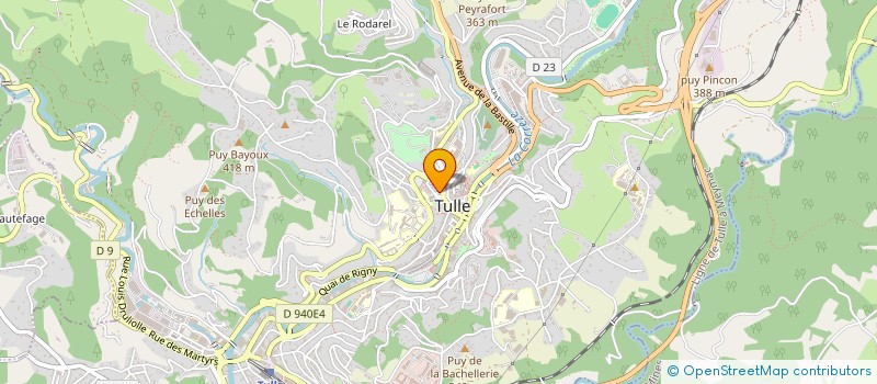 localisation de l'entreprise DRELIN DRELIN à TULLE
