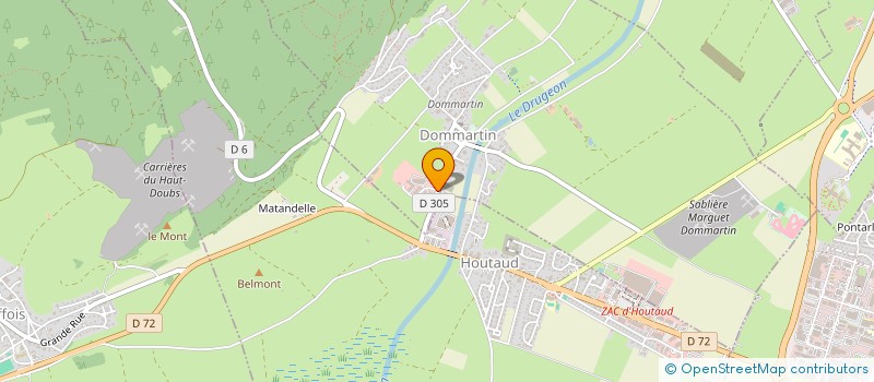 localisation de l'entreprise DRENI  DOMMARTIN