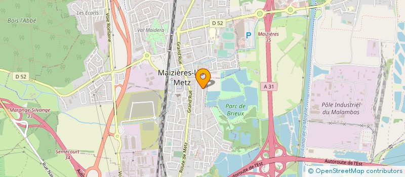 localisation de l'entreprise DRENICA  MAIZIERES-LES-METZ