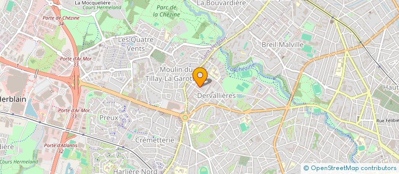 localisation de l'entreprise DRENICA BATIMENT à NANTES