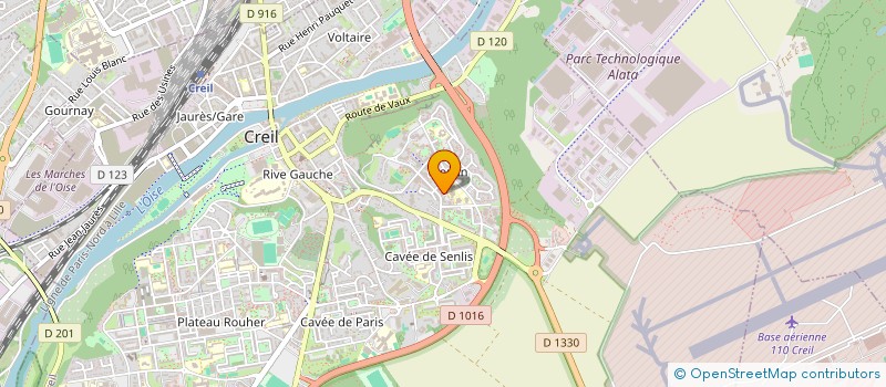 localisation de l'entreprise DREPA DANS MON CORPS  CREIL