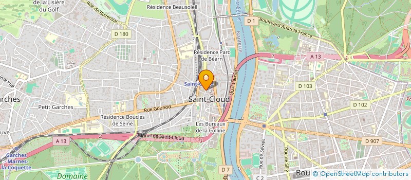 localisation de l'entreprise DREPAFORCE à SAINT-CLOUD