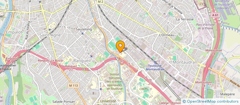 localisation de l'entreprise DREPANOCYTOSE & INFORMATIONS à TOULOUSE