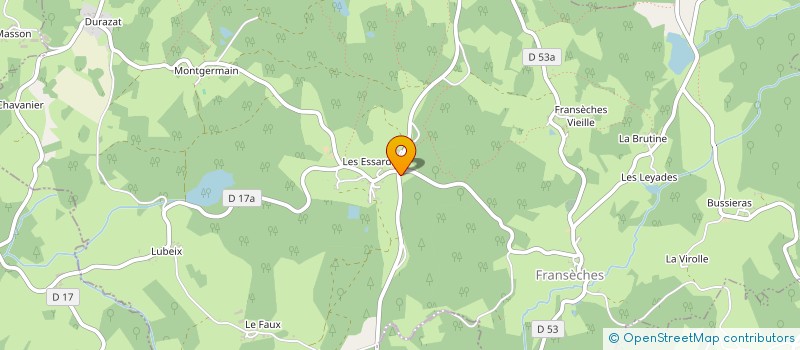localisation de l'entreprise DRERIE à FRANSECHES