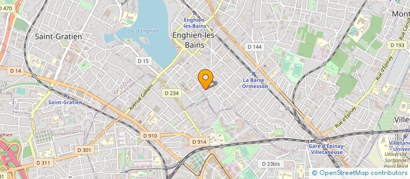 localisation de l'entreprise DRESMO SEARCH  ENGHIEN-LES-BAINS