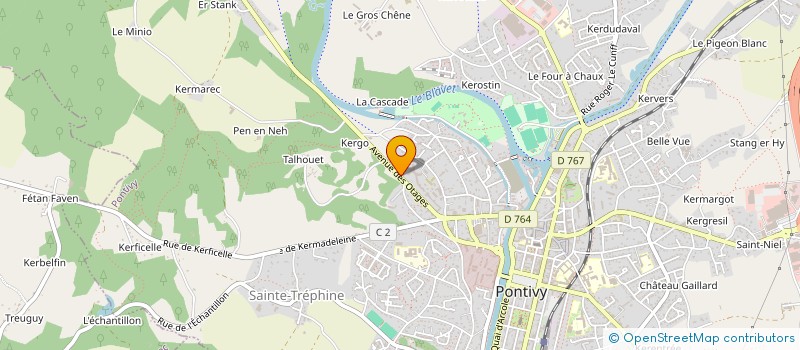 localisation de l'entreprise DRESS CODE PICARD à PONTIVY