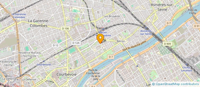 localisation de l'entreprise DRESS CODE W&J  COURBEVOIE