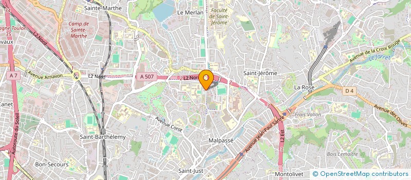 localisation de l'entreprise DRESS ELEGANCE  MARSEILLE