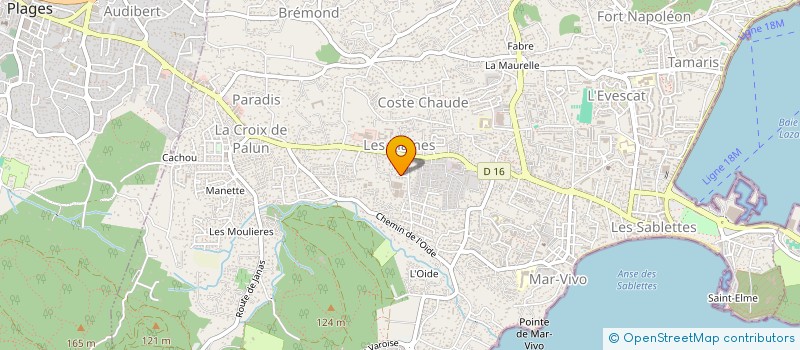 localisation de l'entreprise DRESS UP MESS UP à LA SEYNE-SUR-MER