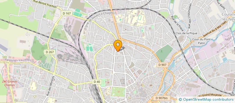 localisation de l'entreprise DRESSBOOK à NEVERS