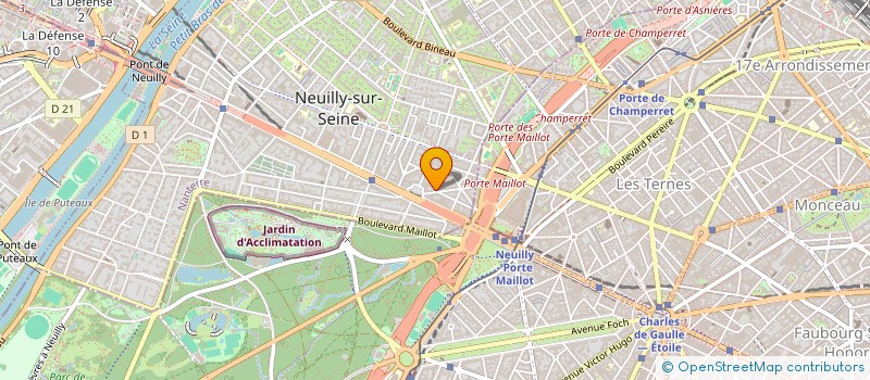localisation de l'entreprise DRESSCODE-ISA à NEUILLY-SUR-SEINE