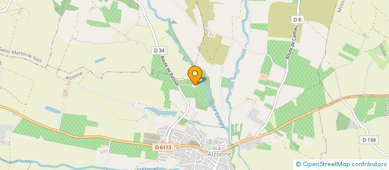 localisation de l'entreprise DRESSIERE PRODUCTIONS ENERGIES ELECTRIQUES  ALZONNE