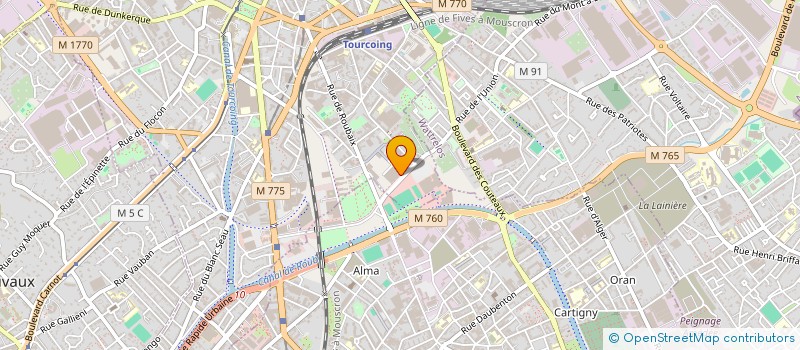 localisation de l'entreprise DRESSING DU MONDE à TOURCOING