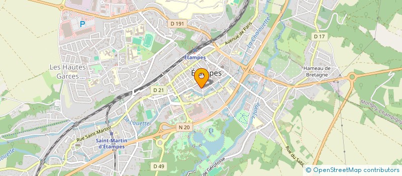 localisation de l'entreprise DRESSROSA  ETAMPES