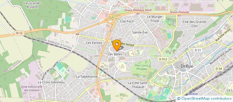 localisation de l'entreprise DREUDIS à DREUX