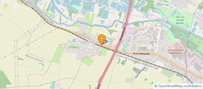 localisation de l'entreprise DREUIL CONTROLE TECHNIQUE AUTOVISION à DREUIL-LES-AMIENS