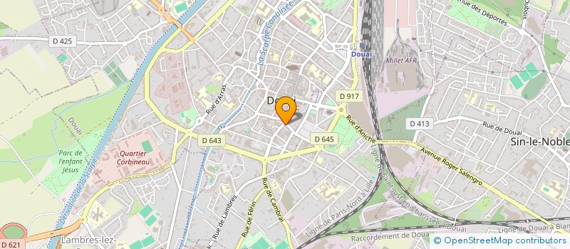 localisation de l'entreprise DREUMONT à DOUAI