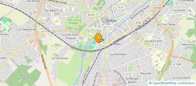 localisation de l'entreprise DREUX ATHLETIC CLUB ATHLETISME à DREUX