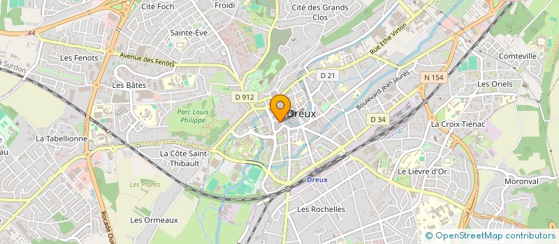 localisation de l'entreprise DREUX AUDITION à DREUX