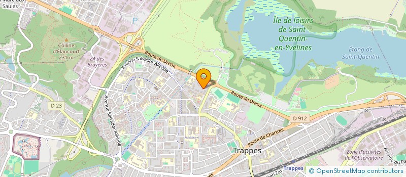 localisation de l'entreprise DREUX DEBARDAGE  TRAPPES