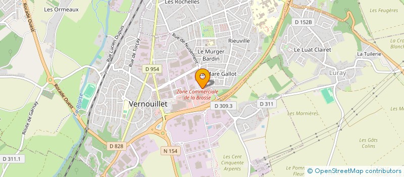 localisation de l'entreprise DREUX DIFFUSION  VERNOUILLET