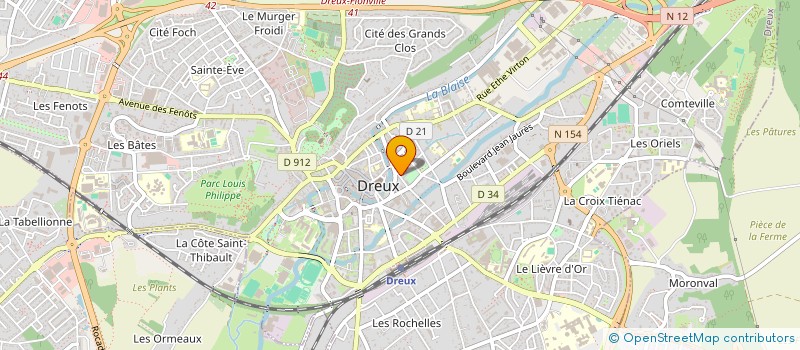 localisation de l'entreprise DREUX ENTREPRISES ET DEVELOPPEMENT à DREUX
