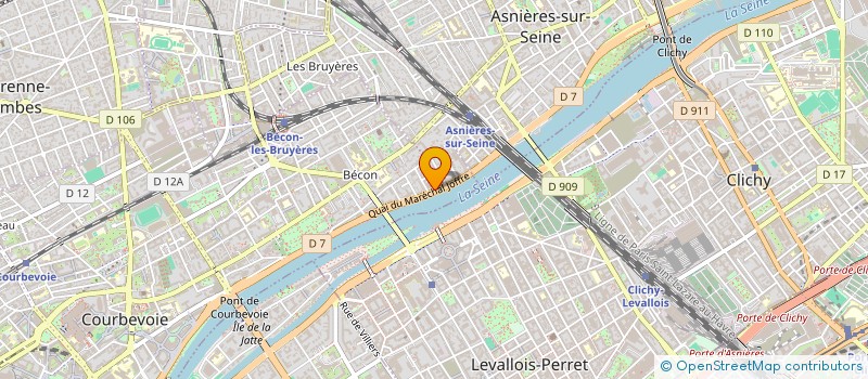 localisation de l'entreprise DREUX GESTION SAS à COURBEVOIE