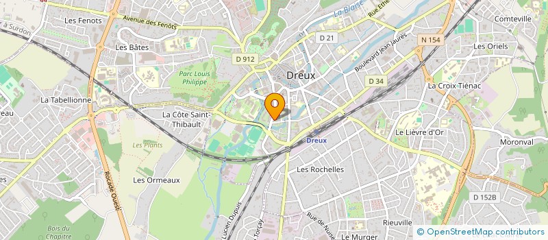 localisation de l'entreprise DREUX PARE-BRISE-DREUX MOTO à DREUX