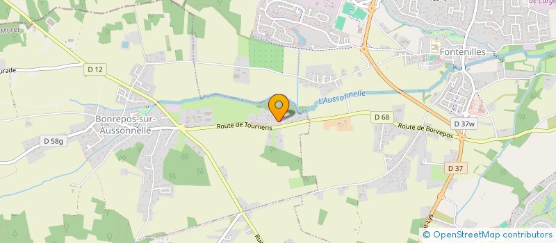 localisation de l'entreprise DREUX PATRICK ET FILS SARL à BONREPOS-SUR-AUSSONNELLE