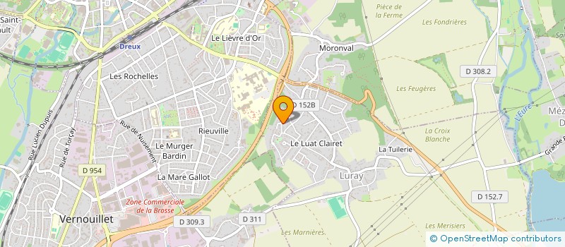 localisation de l'entreprise DREUX PETANQUE à LURAY