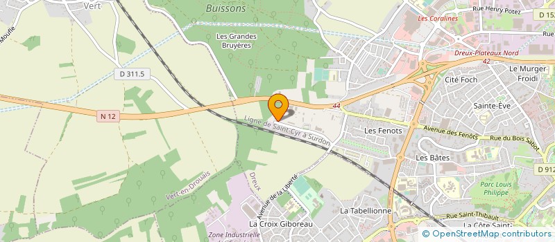 localisation de l'entreprise DREUX RADIATEURS à DREUX
