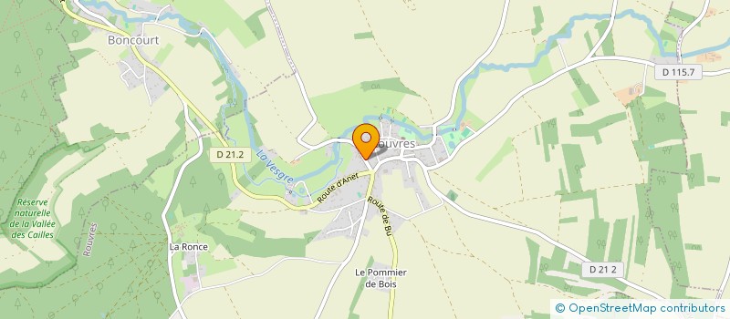 localisation de l'entreprise DREUX VAILLANT à ROUVRES