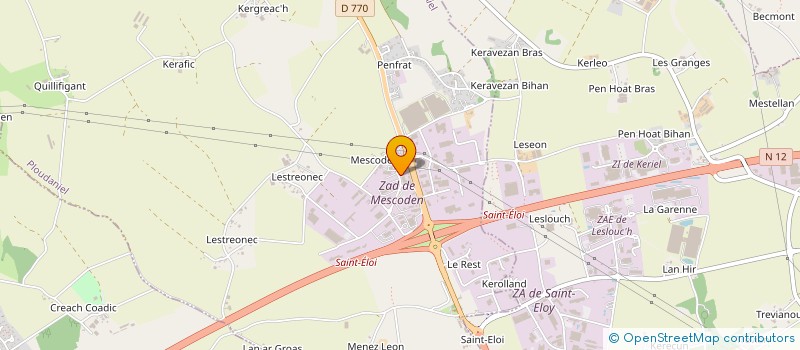 localisation de l'entreprise DREVAM  PLOUDANIEL