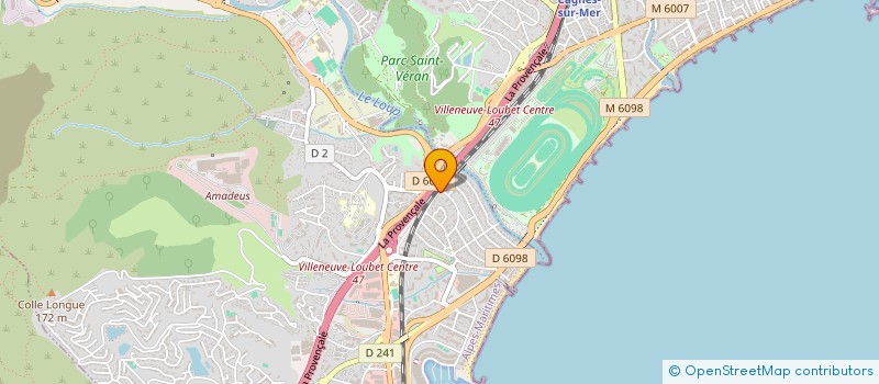 localisation de l'entreprise DREVCO à VILLENEUVE-LOUBET