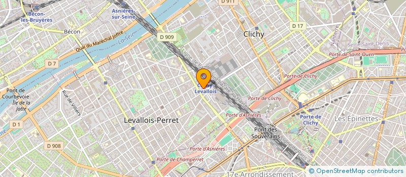 localisation de l'entreprise DREVET DEVELOPPEMENT à LEVALLOIS-PERRET