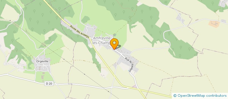 localisation de l'entreprise DREVIE  AMFREVILLE-LES-CHAMPS