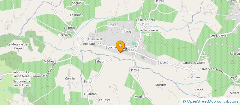 localisation de l'entreprise DREVON ABC SYSTEME  CEZAC