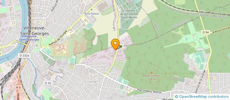 localisation de l'entreprise DREXCO FRANCE à CROSNE