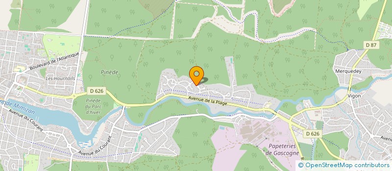 localisation de l'entreprise DREYJU  MIMIZAN